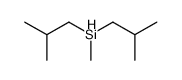 methyl-bis(2-methylpropyl)silane结构式