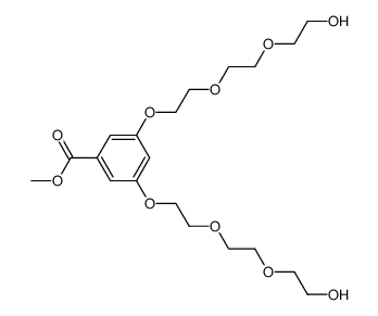 3,5-Bis-{2-[2-(2-hydroxy-ethoxy)-ethoxy]-ethoxy}-benzoic acid methyl ester Structure