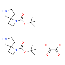 tert-butyl 1,6-diazaspiro[3.4]octane-1-carboxylate hemioxalate Structure