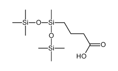 4-[methyl-bis(trimethylsilyloxy)silyl]butanoic acid Structure