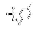 3-Pyridinesulfonamide,1,4-dihydro-1-methyl-4-oxo-(9CI) Structure