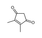 4,5-dimethylcyclopent-4-ene-1,3-dione结构式