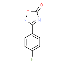 3-(4-Fluorophenyl)-1,2,4-oxadiazol-5(2h)-one Structure