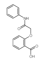 2-(phenylcarbamoylmethoxy)benzoic acid结构式