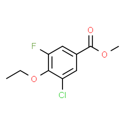 Methyl 5-chloro-4-ethoxy-3-fluorobenzoate结构式