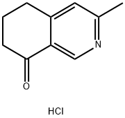 3-methyl-5,6,7,8-tetrahydroisoquinolin-8-one hydrochloride结构式