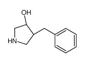 (3S,4R)-4-benzylpyrrolidin-3-ol结构式