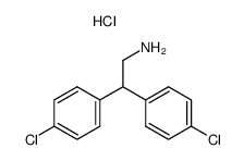 2,2-bis-(4-chloro-phenyl)-ethylamine, hydrochloride Structure