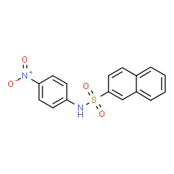 N-(4-nitrophenyl)naphthalene-2-sulfonamide structure