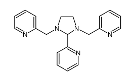 2,2'-((2-pyridin-2-yl)imidazolidine-1,3-diyl)bis(methylene)dipyridine结构式