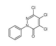 4,5,6-trichloro-2-phenylpyridazin-3-one Structure