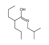 N-(2-methylpropyl)-2-propylpentanamide Structure
