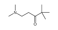 1-(dimethylamino)-4,4-dimethylpentan-3-one结构式