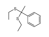 1,1-bis(ethylsulfanyl)ethylbenzene Structure