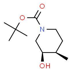 (3R,4R)-tert-Butyl 3-hydroxy-4-methylpiperidine-1-carboxylate picture