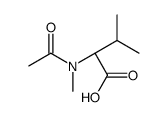 Valine,N-acetyl-N-methyl- Structure