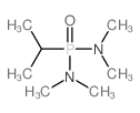 Phosphonic diamide,N,N,N',N'-tetramethyl-P-(1-methylethyl)- structure
