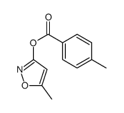(5-methyl-1,2-oxazol-3-yl) 4-methylbenzoate结构式