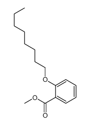 2-(辛基氧基)苯甲酸甲酯结构式