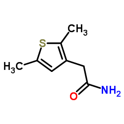 2-(2,5-Dimethyl-3-thienyl)acetamide结构式