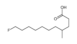 11-fluoro-4-methylundecanoic acid structure