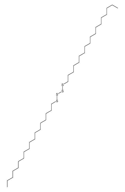 1-(octadecyltetrasulfanyl)octadecane结构式