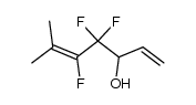 (+/-)-6-methyl-4,4,5-trifluoro-hept-1,5-dien-3-ol结构式