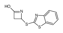 4-(1,3-benzothiazol-2-ylsulfanyl)azetidin-2-one Structure