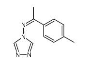 N-(1-(p-tolyl)ethylidene)-4H-1,2,4-triazol-4-amine Structure