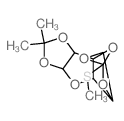 1,2-O-Isopropyliden-α-D-glucofuranose-3,5,6结构式