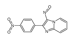 2-(p-Nitrophenyl)-3-nitrosoimidazo[1,2-a]pyridine结构式