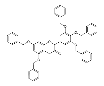 5,7,3',4',5'-pentabenzyloxyflavan-3-one Structure