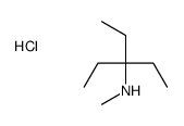 3-ethyl-N-methylpentan-3-amine,hydrochloride Structure