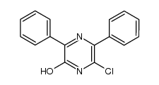6-chloro-3,5-diphenyl-1H-pyrazin-2-one Structure