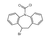 10-bromo-10,11-dihydro-dibenzo[b,f]azepine-5-carbonyl chloride结构式