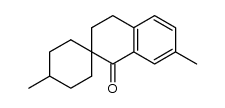 10-Oxo-3,3'-dimethyl-8,9-benzo-spiro[5.5]undecan结构式