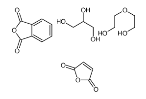 2-benzofuran-1,3-dione,furan-2,5-dione,2-(2-hydroxyethoxy)ethanol,propane-1,2,3-triol Structure