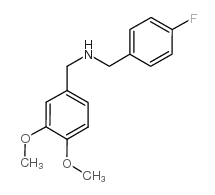 N-[(3,4-dimethoxyphenyl)methyl]-1-(4-fluorophenyl)methanamine Structure