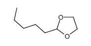 2-pentyl-1,3-dioxolane Structure