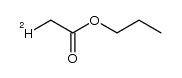 2-deuterio-acetic acid propyl ester Structure