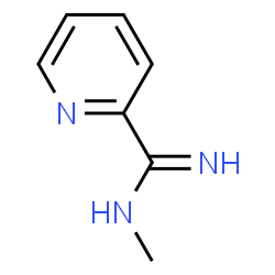2-Pyridinecarboximidamide,N-methyl-(9CI)结构式