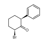 (+/-)-cis-2-bromo-6-phenyl-cyclohexanone结构式