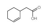 2-Cyclohexene-1-aceticacid Structure