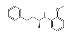 (S)-N-(2-methoxyphenyl)-4-phenyl-2-butylamine Structure