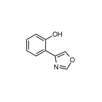 2-(Oxazol-4-yl)phenol Structure