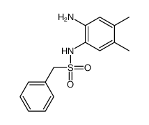 N-(2-amino-4,5-dimethylphenyl)-1-phenylmethanesulfonamide Structure