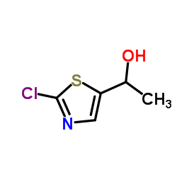 1-(2-Chloro-1,3-thiazol-5-yl)ethanol结构式