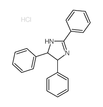 2,4,5-triphenyl-4,5-dihydro-1H-imidazole结构式