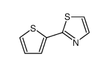 2-(thiophen-2-yl)thiazole Structure