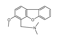 1-(3-methoxydibenzofuran-4-yl)-N,N-dimethylmethanamine结构式